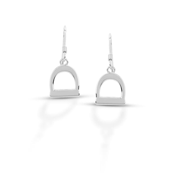Kelly Herd - Brass Hook Stirrup earrings