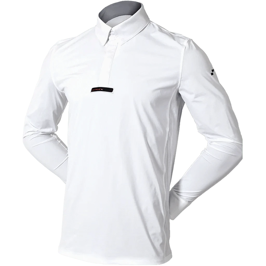 Struck Men's Series 1 LS: White - Exceptional Equestrian