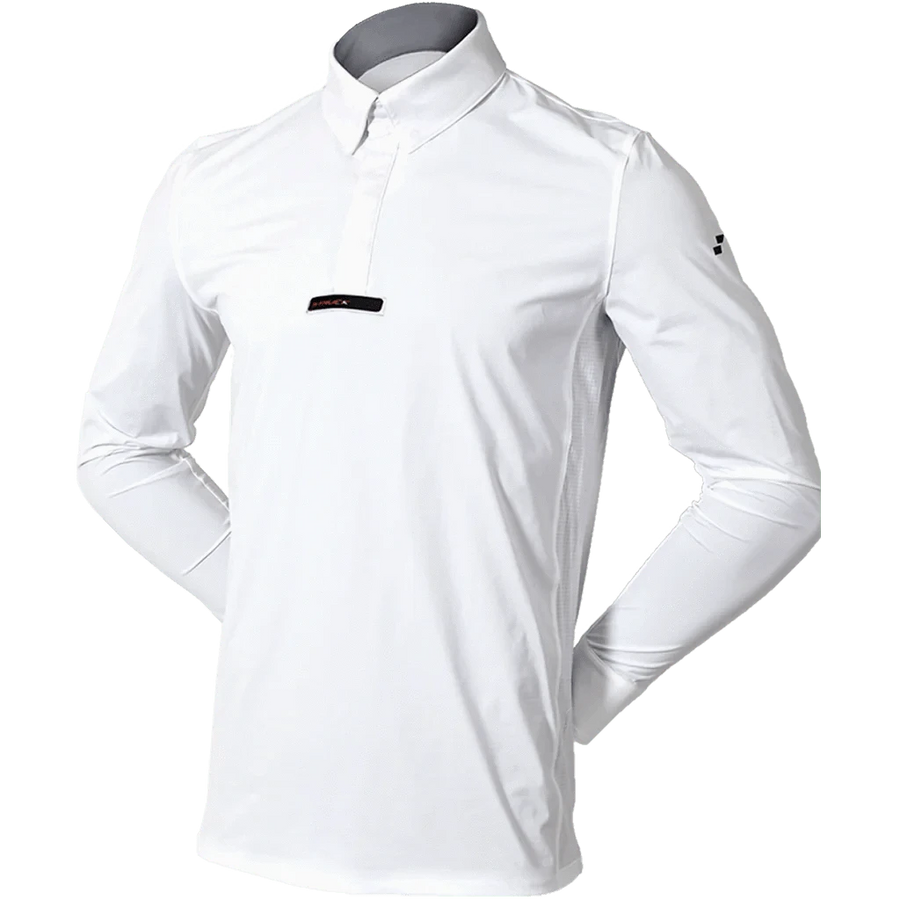 Struck Men's Series 1 LS: White - Exceptional Equestrian 