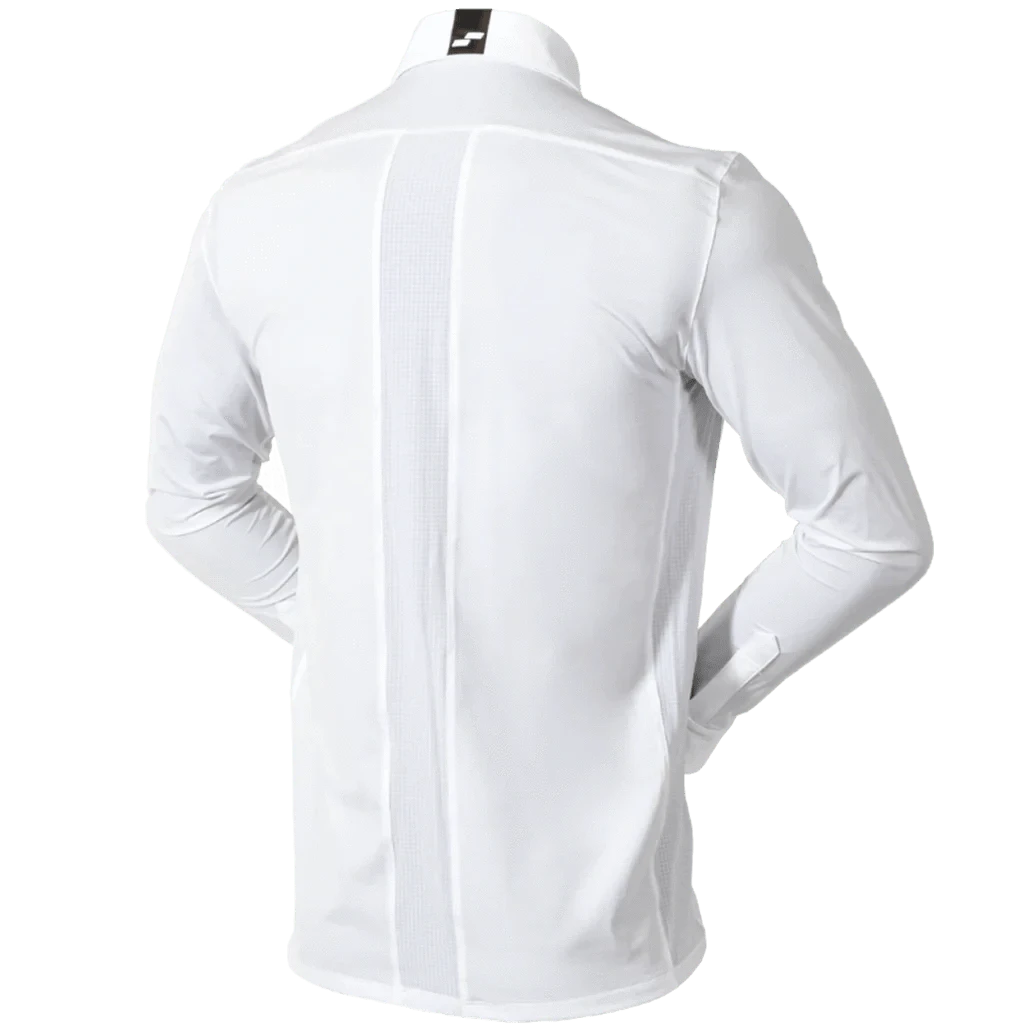 Struck Men's Series 1 LS: White - Exceptional Equestrian