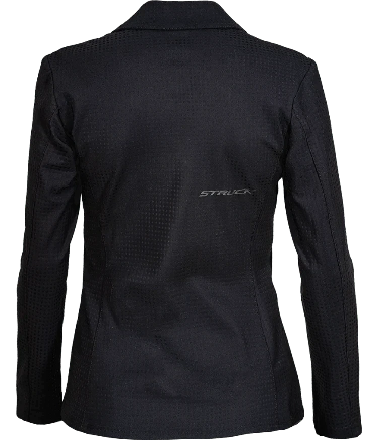 STRUCK WOMEN'S TONAL SHACKET AIR: BLACK - Exceptional Equestrian