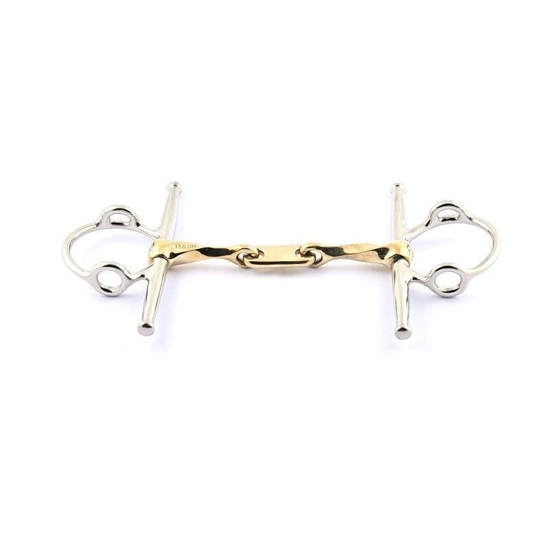 JUMP'IN Twisted Full Cheek Gag Bit w/ a Flat - Exceptional Equestrian 