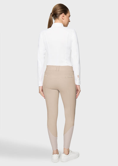 Samshield - FW26 - CLARA CRYSTAL FABRIC BREECHES - KNEE GRIP - SAND ONLY