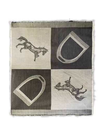 Oakbark & Chrome - Blanket Scarf In Piebald - Exceptional Equestrian