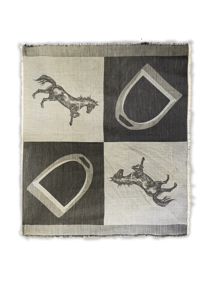 Oakbark & Chrome - Blanket Scarf In Piebald - Exceptional Equestrian 