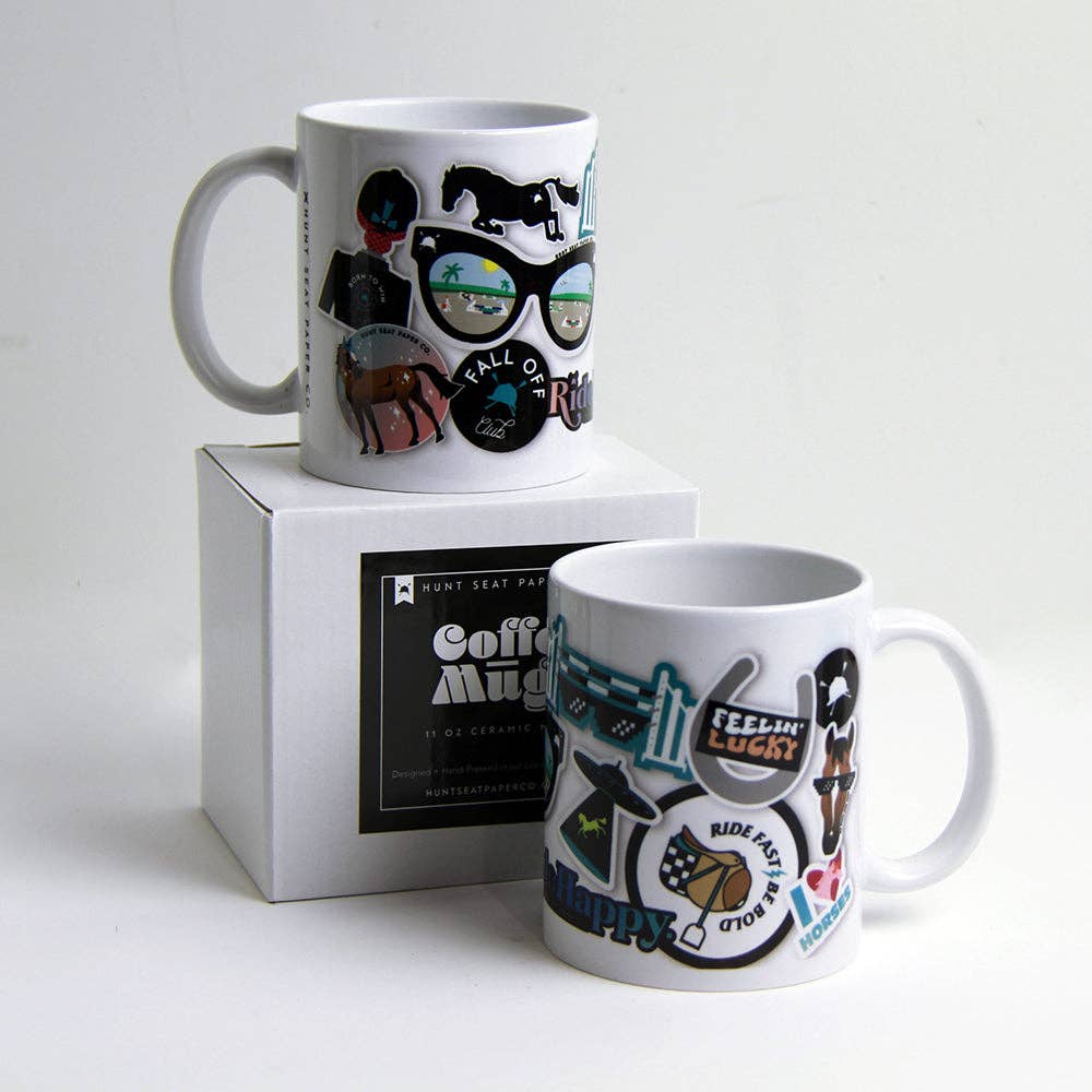 Hunt Seat Paper Co. - Sticker Mug Coffee Mug