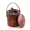 Vagabond House - Premium Genuine Leather Bit Lidded Ice Bucket