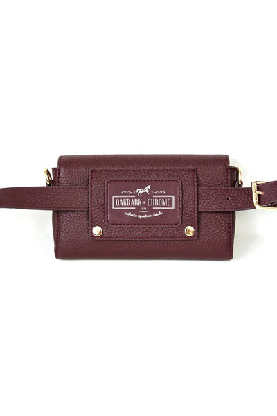 Oakbark & Chrome - Rider Belt Bag in Cabernet - Exceptional Equestrian