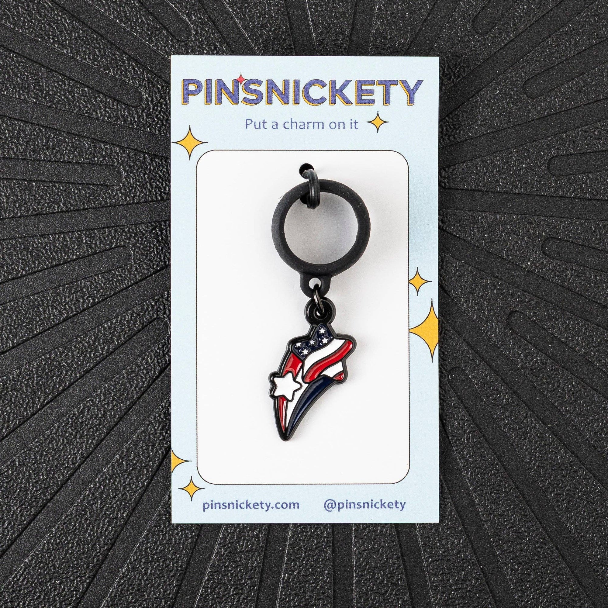 Pinsnickety - Stars and Stripes Crop Charm