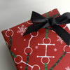 Hunt Seat Paper Co. - Bits + Reins Holiday - Equestrian Horse Gift Wrapping Paper - Exceptional Equestrian