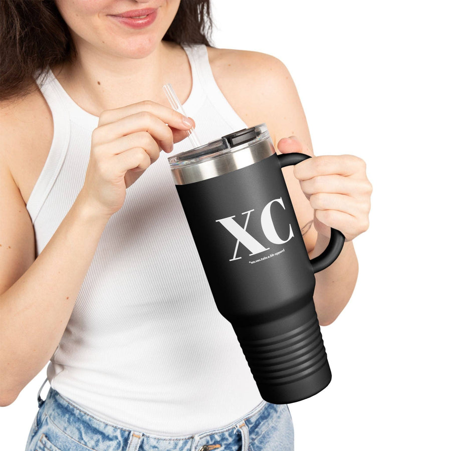 un.sus.tain.a.ble apparel - Insulated Travel Mug, 40oz - XC - Cross Country