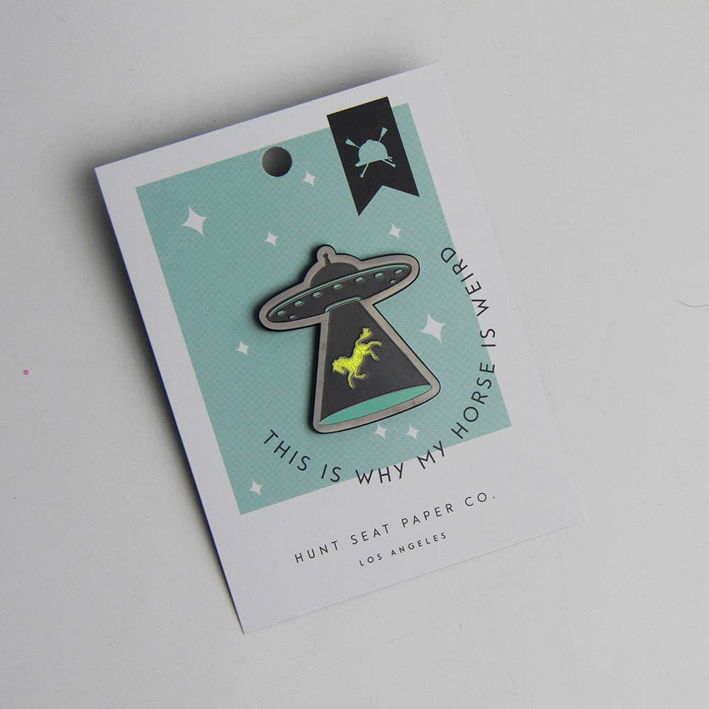 Hunt Seat Paper Co. - Abduction Pony Pin - Equestrian gifts for horse lovers