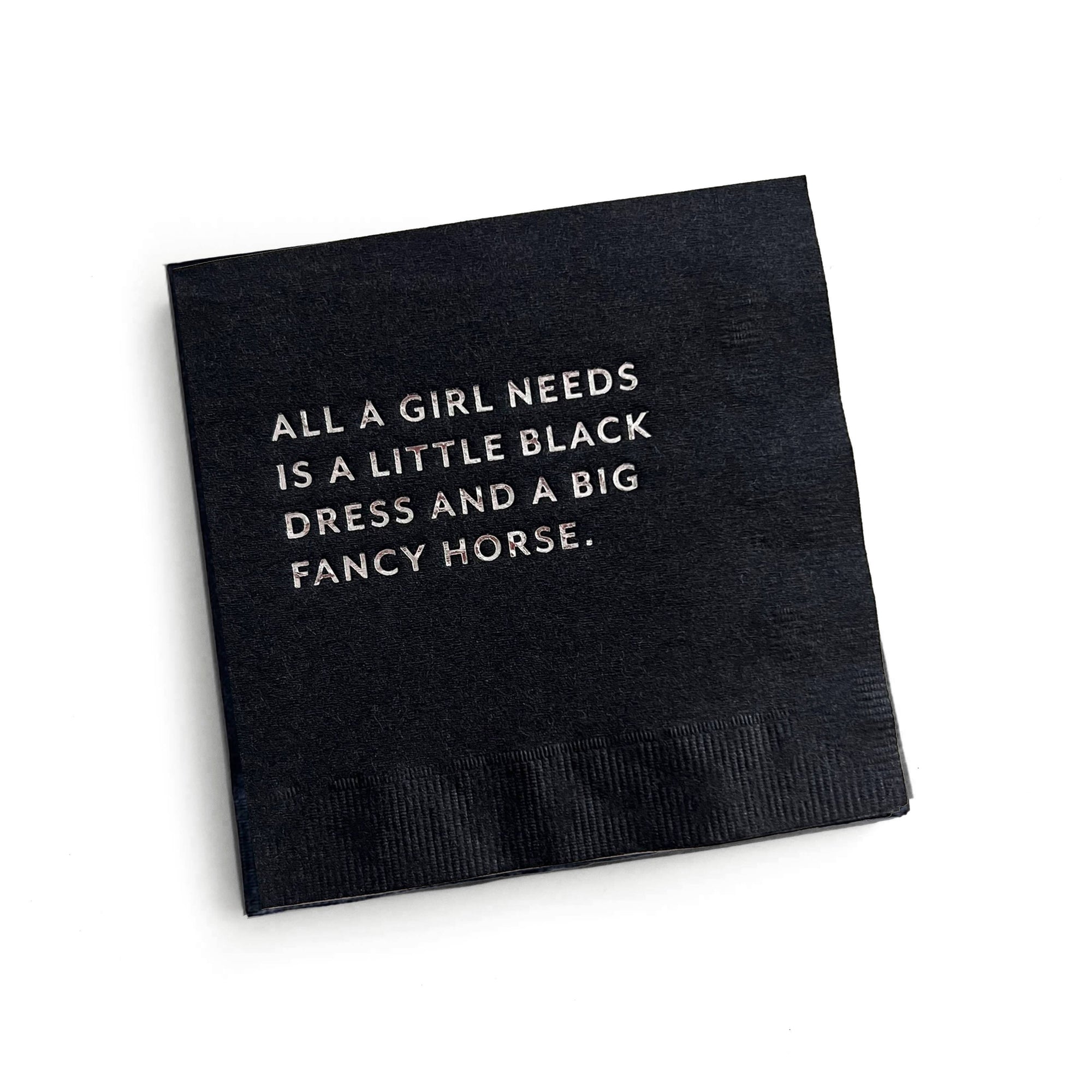 Mare Modern Goods - "Little Black Dress" Cocktail Napkins 