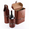 Vagabond House - Premium Genuine Leather Bit Single Wine Bottle Carrier