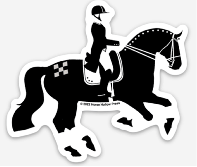 Horse Hollow Press - Horse Magnet 3": Dressage Horse - Exceptional Equestrian