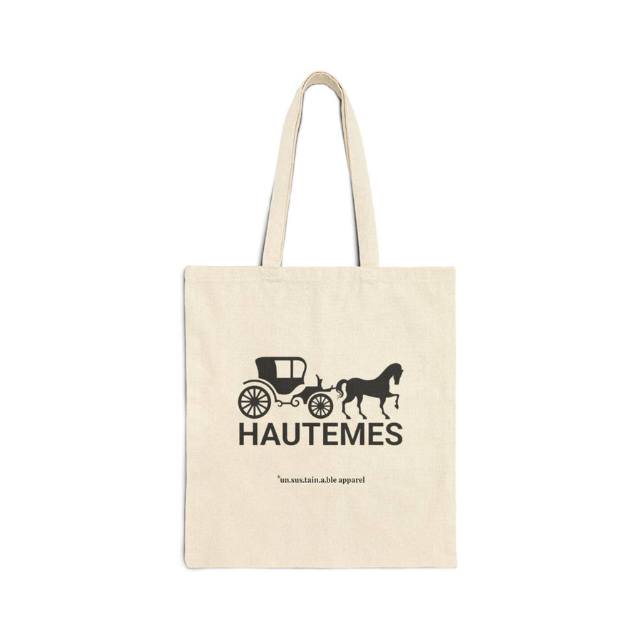 un.sus.tain.a.ble apparel - Cotton Canvas Tote Bag - Hautemes - Printed On Both Sides