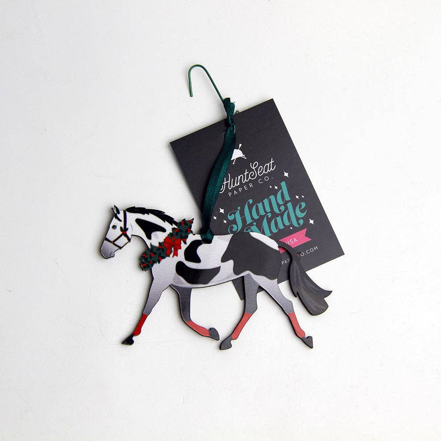 Hunt Seat Paper Co. - Paint Pony - Horse Ornament for Equestrian Christmas Tree - Exceptional Equestrian 