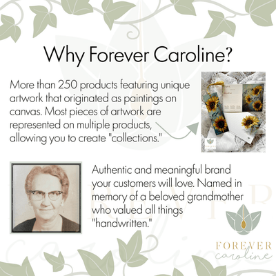 Forever Caroline - Birds & Branches "Thinking of You" Nature-Inspired Notecard