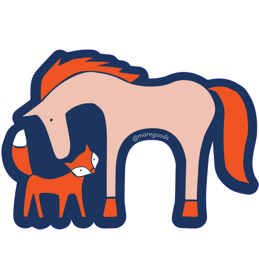 Mare Modern Goods - Foxy Sticker