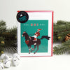 Hunt Seat Paper Co. - Ho! Ho! Ho! Equestrian Horse Christmas Card - Exceptional Equestrian