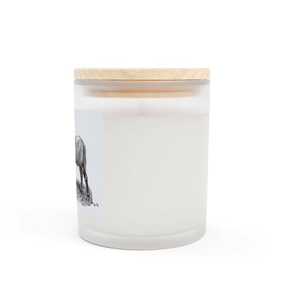 un.sus.tain.a.ble apparel - Frosted Glass Candle, 11oz - Sweater Weather