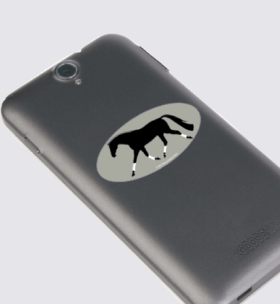 Horse Hollow Press - Horse Laptop, Cell Phone & Helmet Sticker: Bad Ass Eventer - Exceptional Equestrian