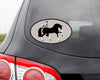 Horse Hollow Press - Oval Equestrian Horse Sticker:  Stylish Horse & Fox - Exceptional Equestrian