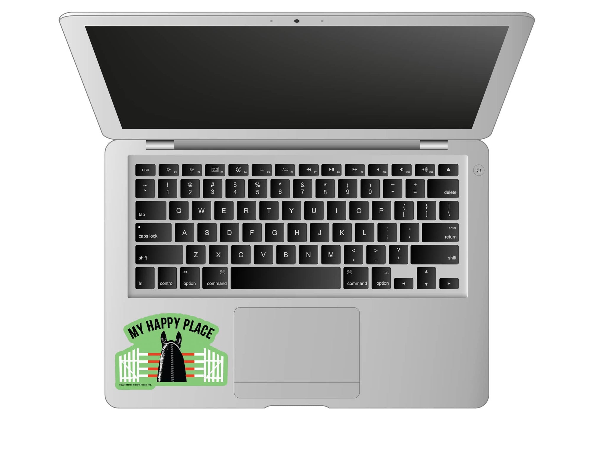 Horse Hollow Press - 3" Waterproof My Happy Place Jumper Funny Horse Sticker