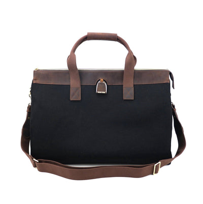 Oakbark & Chrome - Weekender Bag In Havana & Black - Exceptional Equestrian