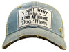 Vintage Life - I Just Want To Be A Stay At Home Dog Trucker Baseball Cap - Exceptional Equestrian