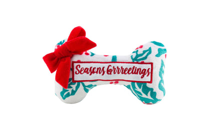 Haute Diggity Dog - Seasons Grrreetings Bone Stocking Stuffers Christmas Dog Toy