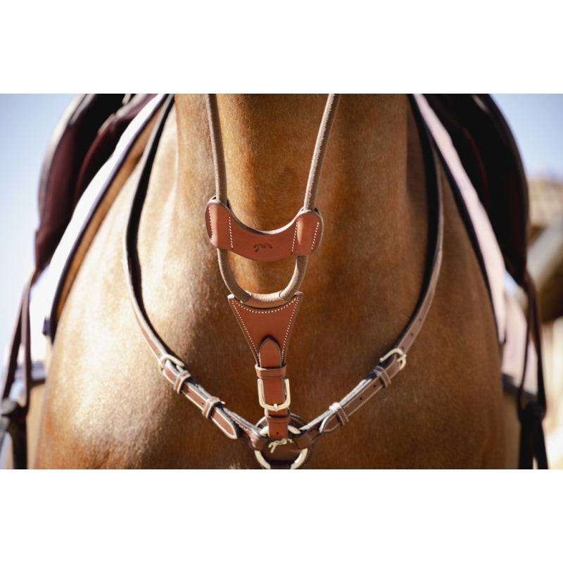 Penelope - Bip Light US Elastic Martingale Attachment - Chestnut - Exceptional Equestrian 