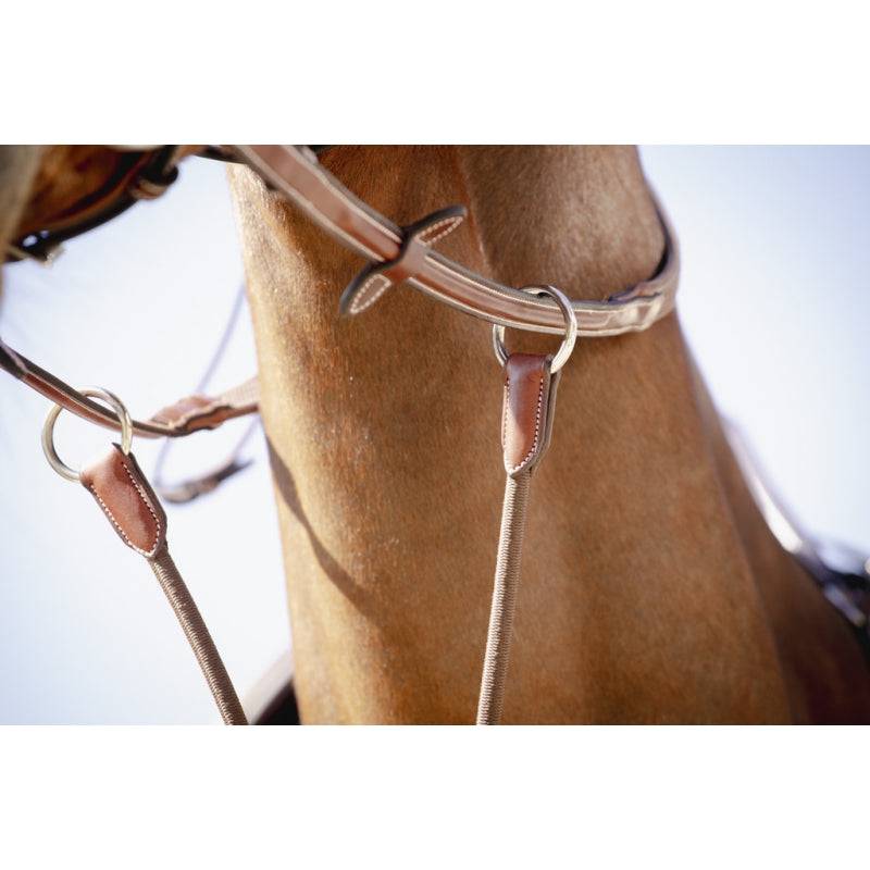 Penelope - Bip Light US Elastic Martingale Attachment - Chestnut - Exceptional Equestrian