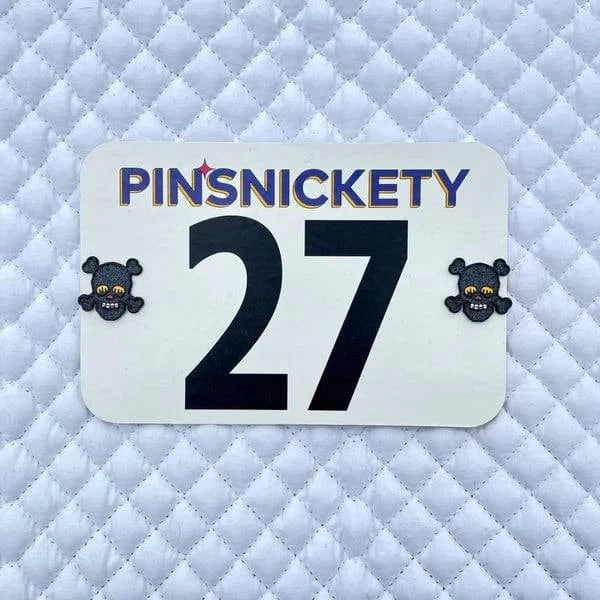 Pinsnickety - Skull (Black Glitter) - Exceptional Equestrian