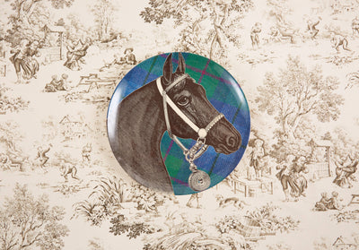 THOMASPAUL - EQUUS TWEED ROUND TRAY 