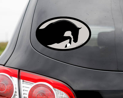 Horse Hollow Press - Oval Equestrian Horse Sticker: Hunter - Exceptional Equestrian