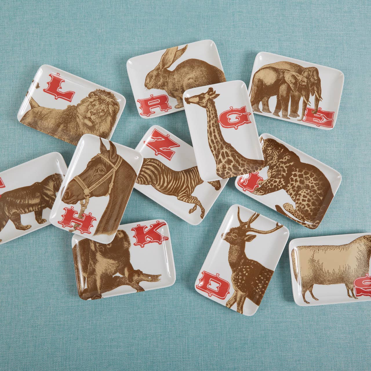 THOMASPAUL - Alphabet Horse Melamine Valet Tray