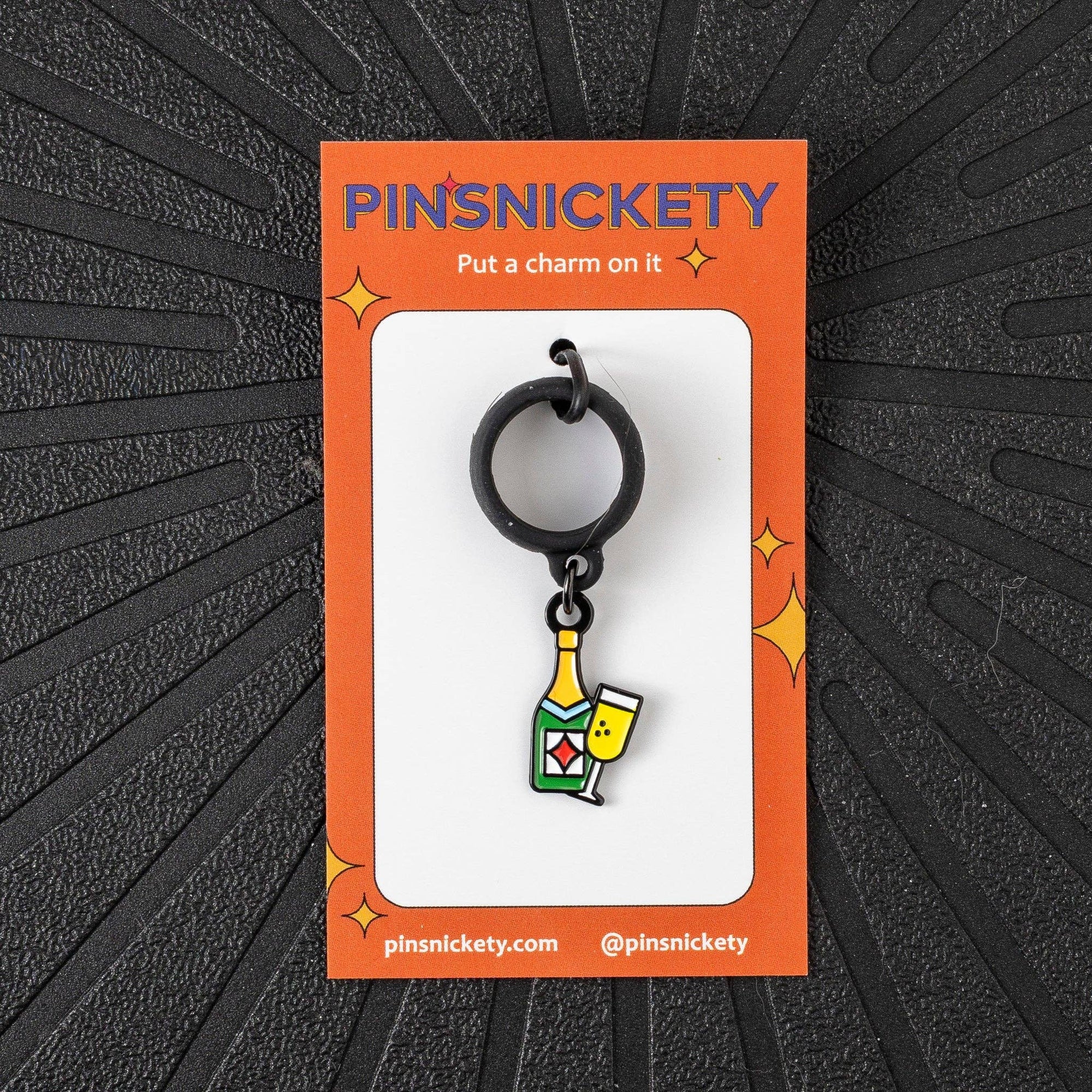 Pinsnickety - Champagne Crop Charm