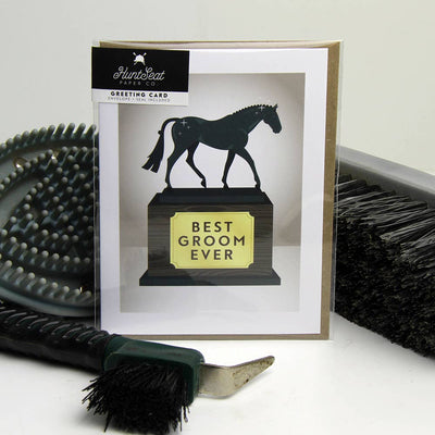 Hunt Seat Paper Co. - Best Groom Ever Equestrian Horse Greeting Card