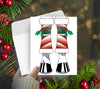 Horse Hollow Press - Horse Christmas Card / Bandages / Holiday Greeting Card