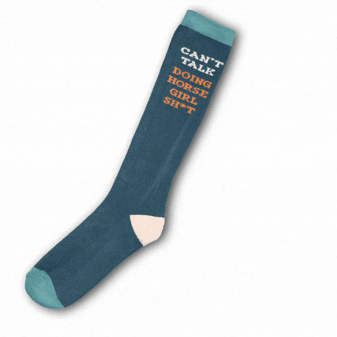 Dreamers & Schemers Can't Talk Knit Boot Socks WS