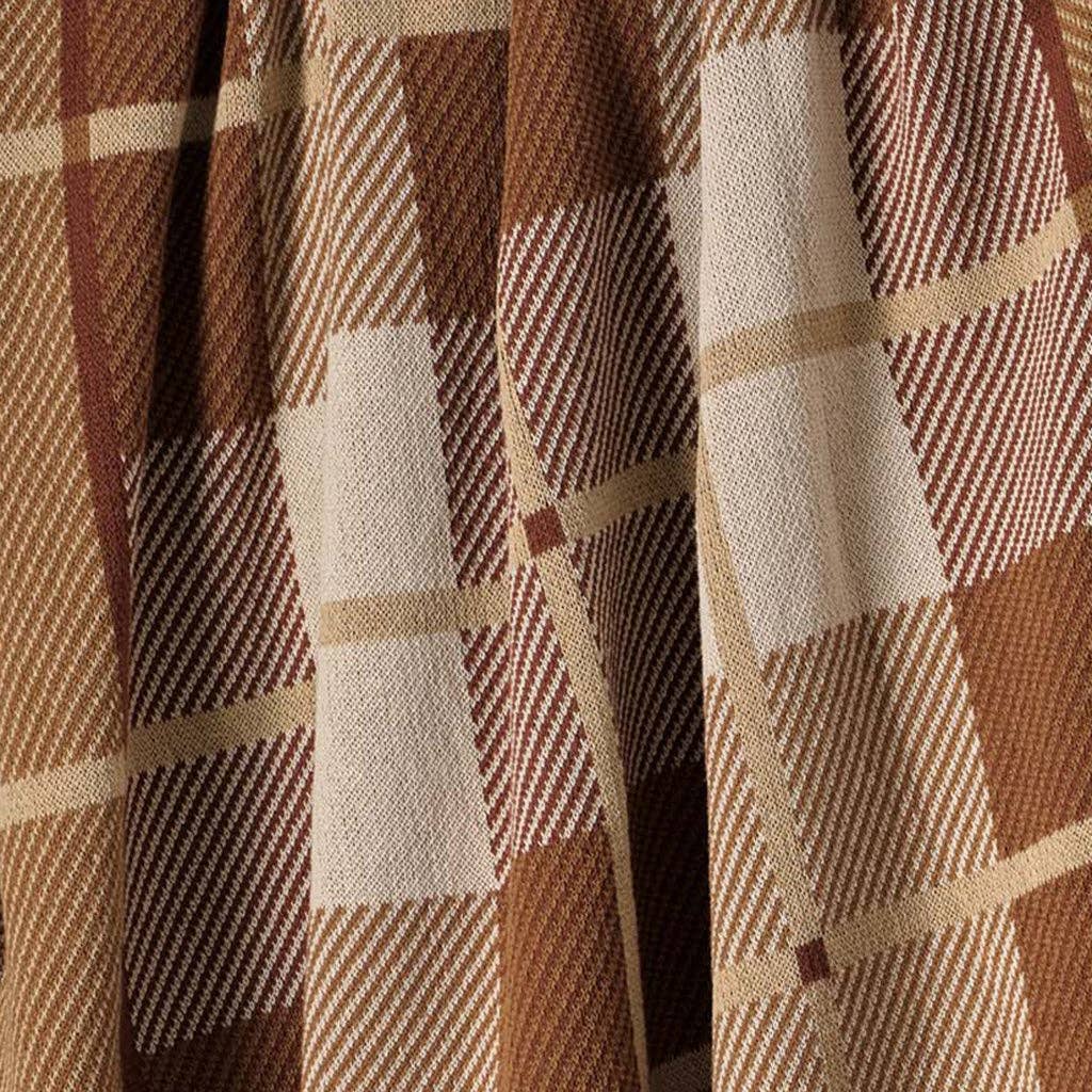 In2Green - Equestrian Barn Plaid Throw Blanket