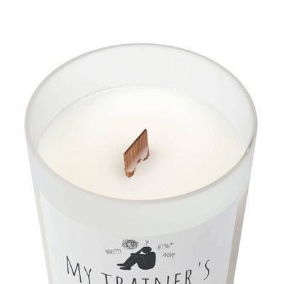 un.sus.tain.a.ble apparel - Frosted Glass Candle, 11oz - Trainer's Last Nerve