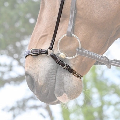 JUMP'IN - Chain Drop Noseband - Havana