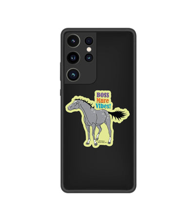 Horse Hollow Press - 3" Tumbler Horse Sticker / Boss Mare Vibes / WATERPROOF