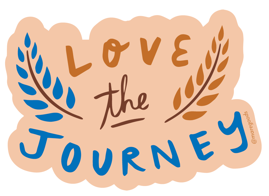 Mare Modern Goods - Love the Journey Sticker