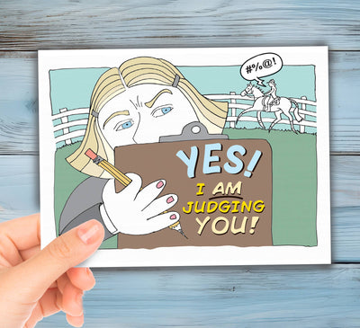 Horse Hollow Press - Horse Greeting Birthday Card / Yes I AM.. / Cursing & Crass