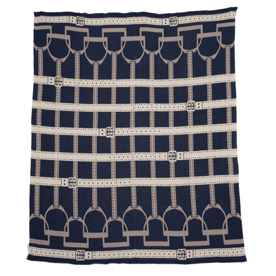 In2Green - Equestrian Stirrup Throw Blanket