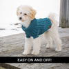 Shedrow K9 - Shedrow K9 Brentwood Cable Knit Dog Sweater - Tapestry Blue: Medium