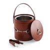 Vagabond House - Premium Genuine Leather Bit Lidded Ice Bucket